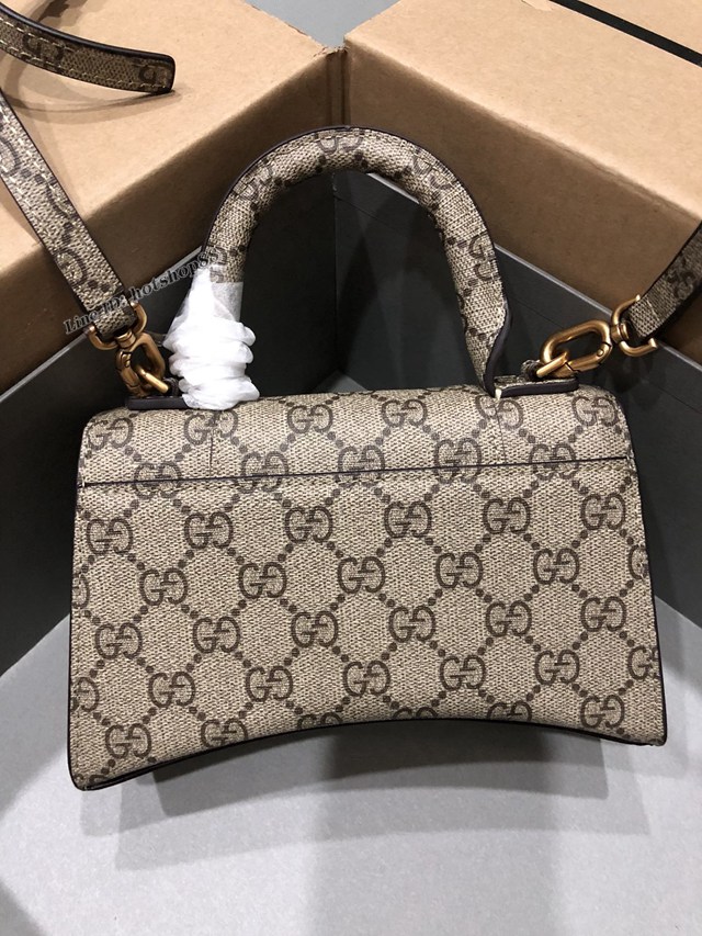 Balenciaga專櫃爆款升級版手提女包 巴黎世家gucci聯名雙G小號沙漏包 fyj1619